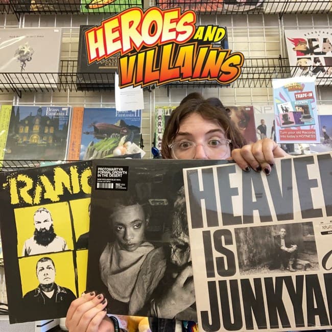 Heroes & Villains record store