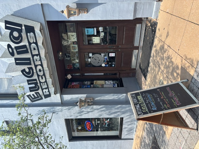Storefront of Euclid Records
