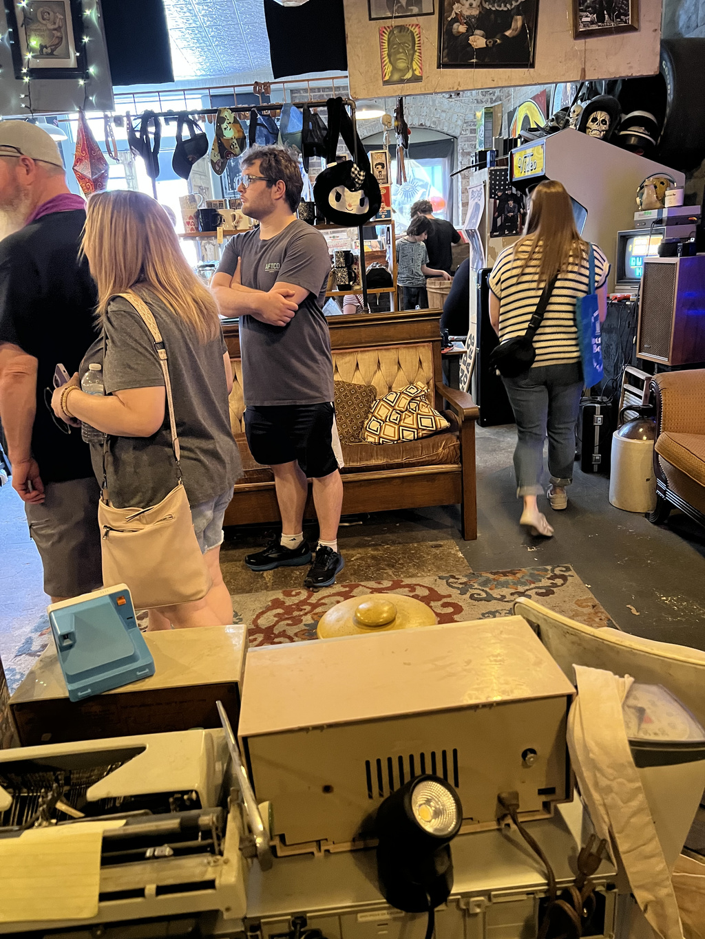 Customers inside Lost and Found