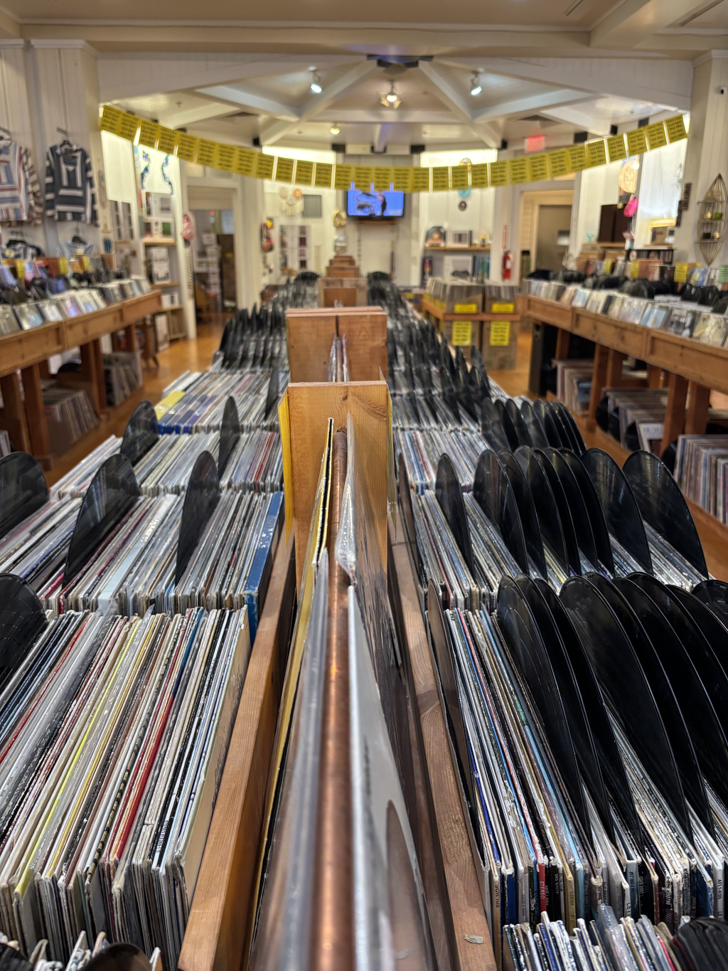 Crossroads Records LP bins