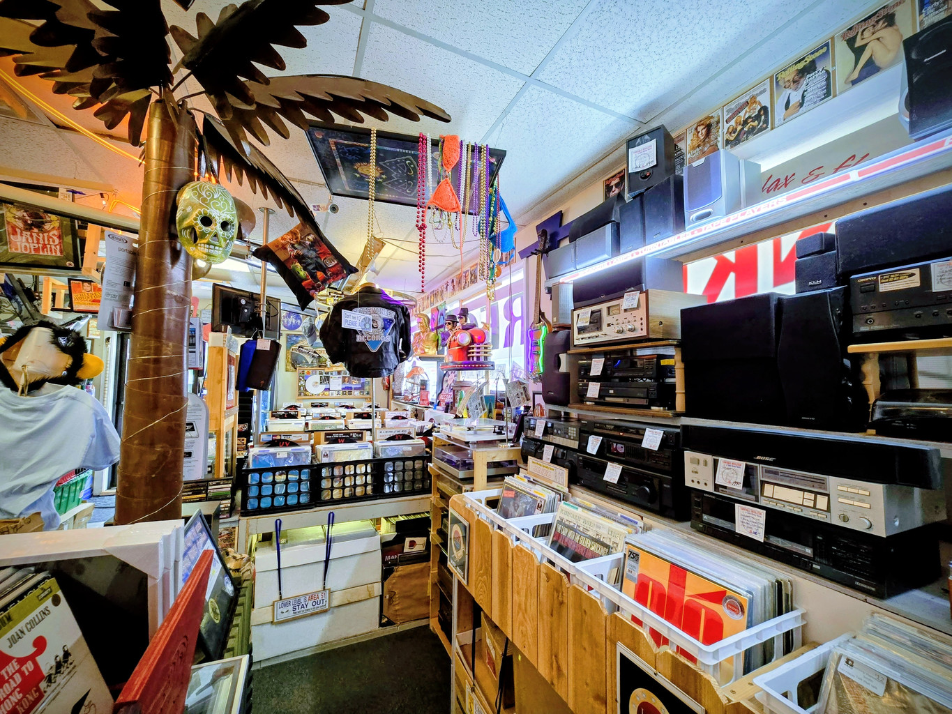 Audio gear at Space Monkey Records