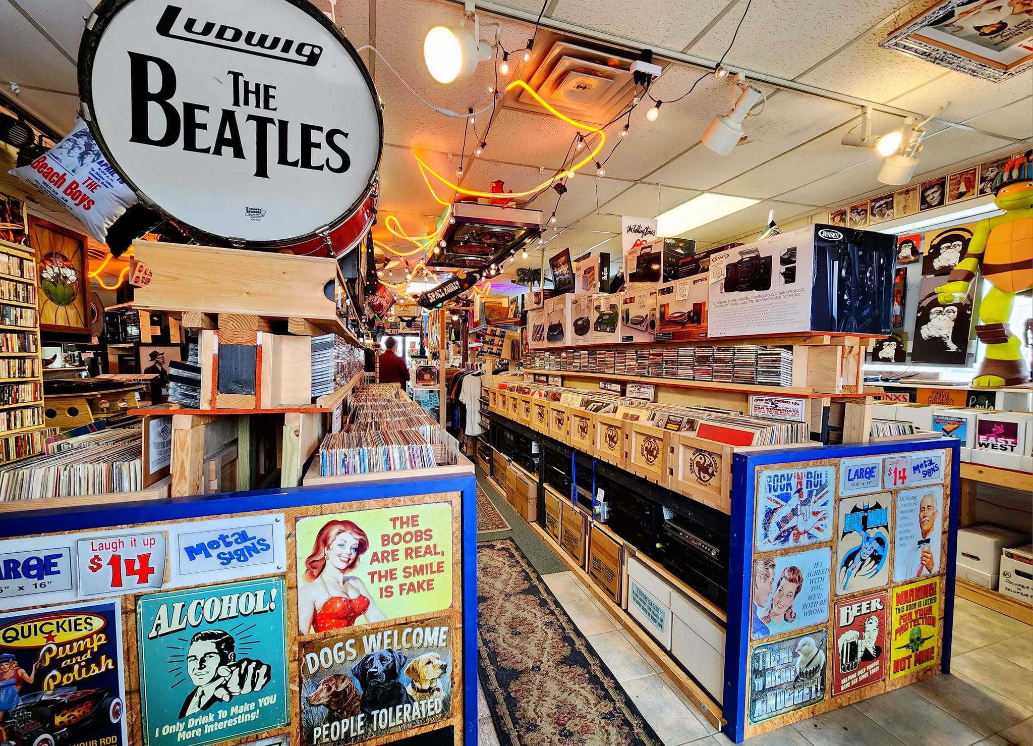 Interior at Space Monkey Records