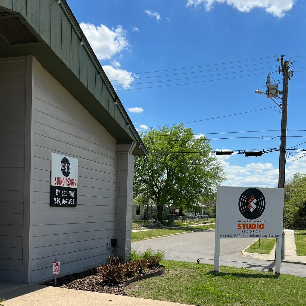 Studio Records sign in Tulsa