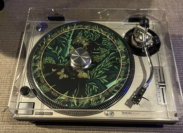 A turntable at The Vintage VU.