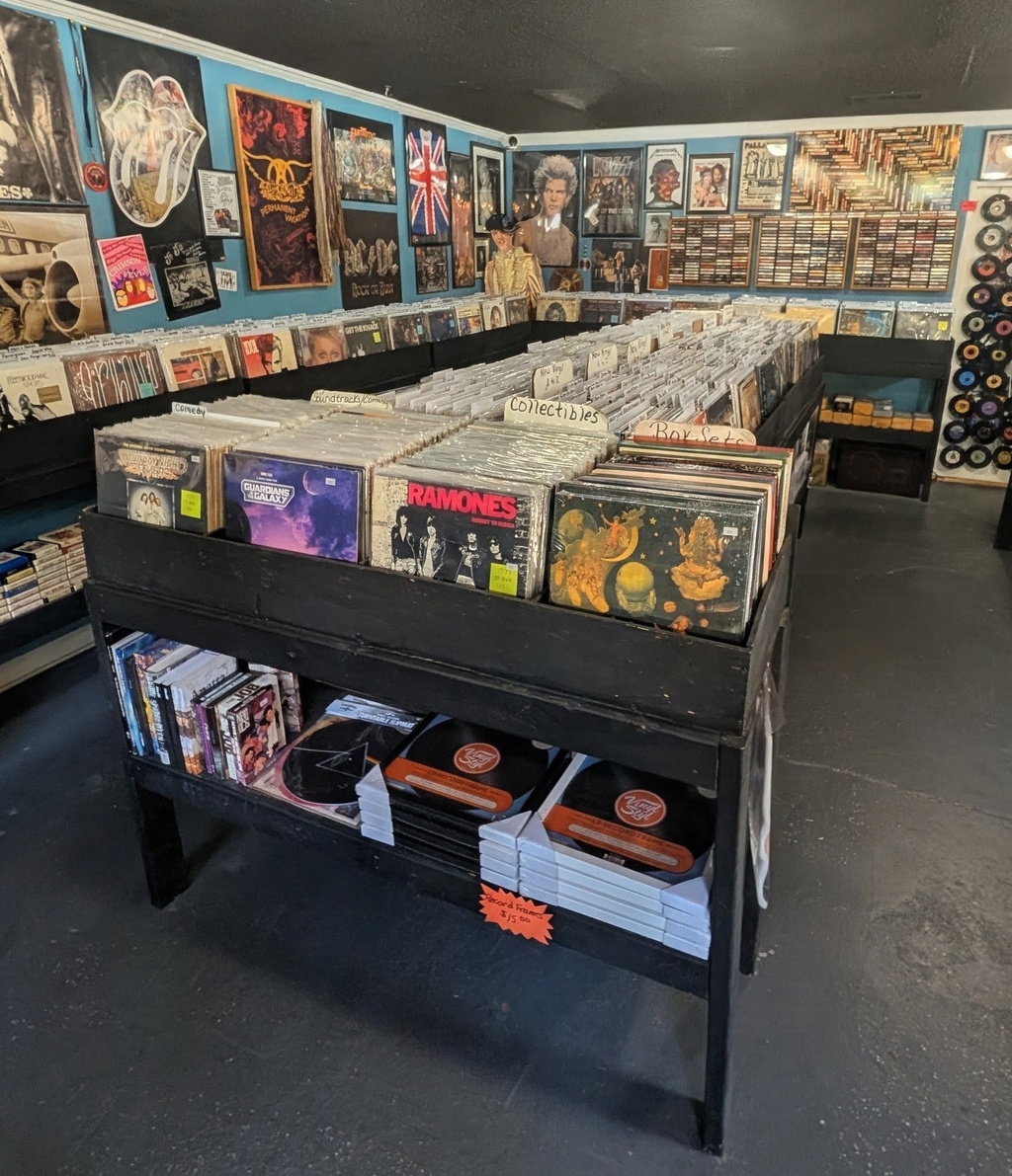 Coastal Empire record bins