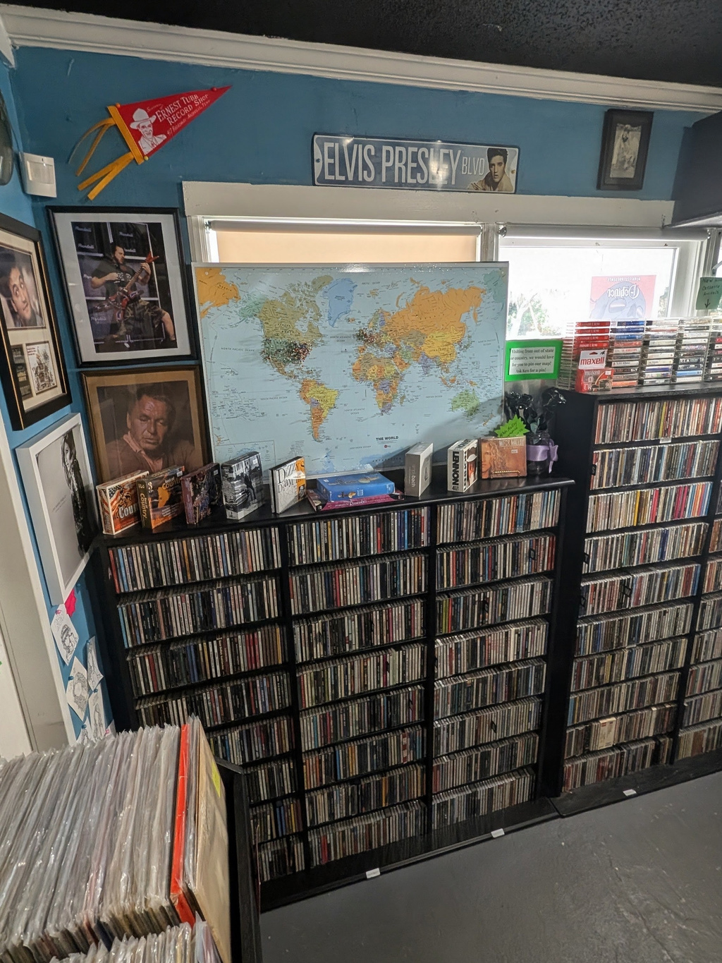 Coastal Empire CD wall