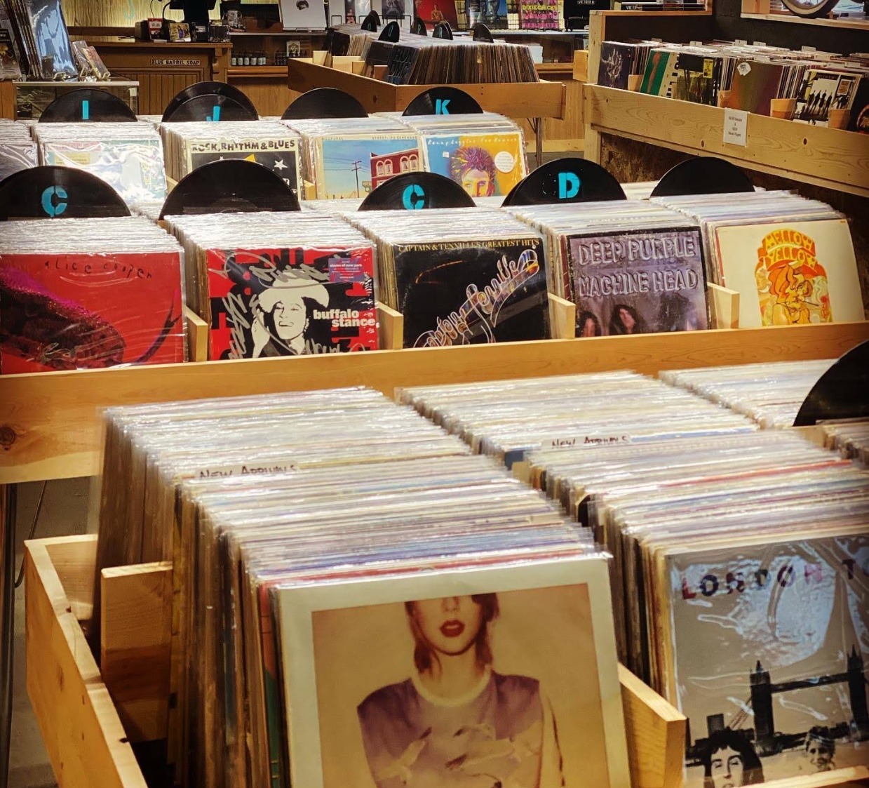 New arrivals and rock records at Black Wax Cafe