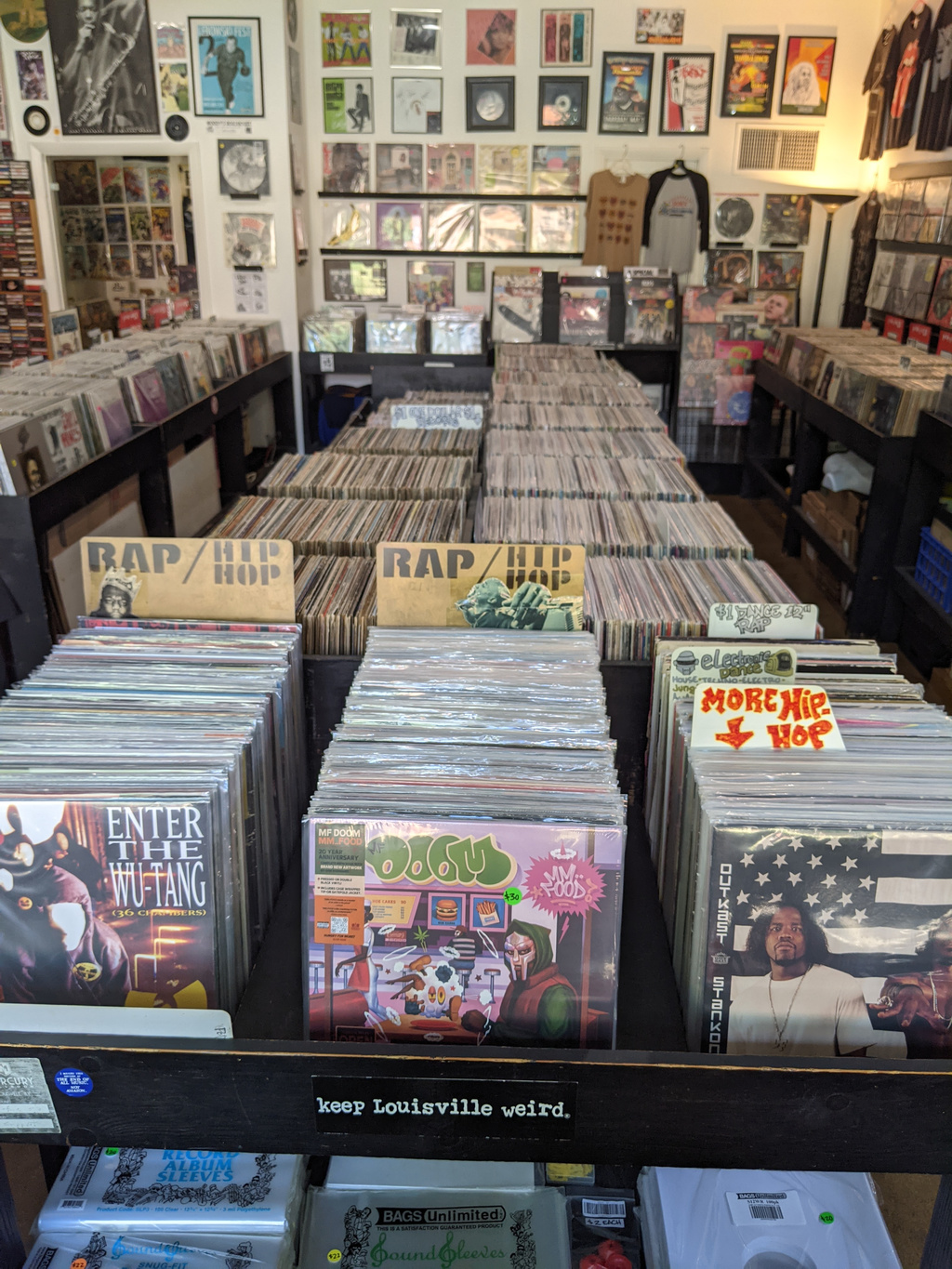 Matt Anthony's record bins