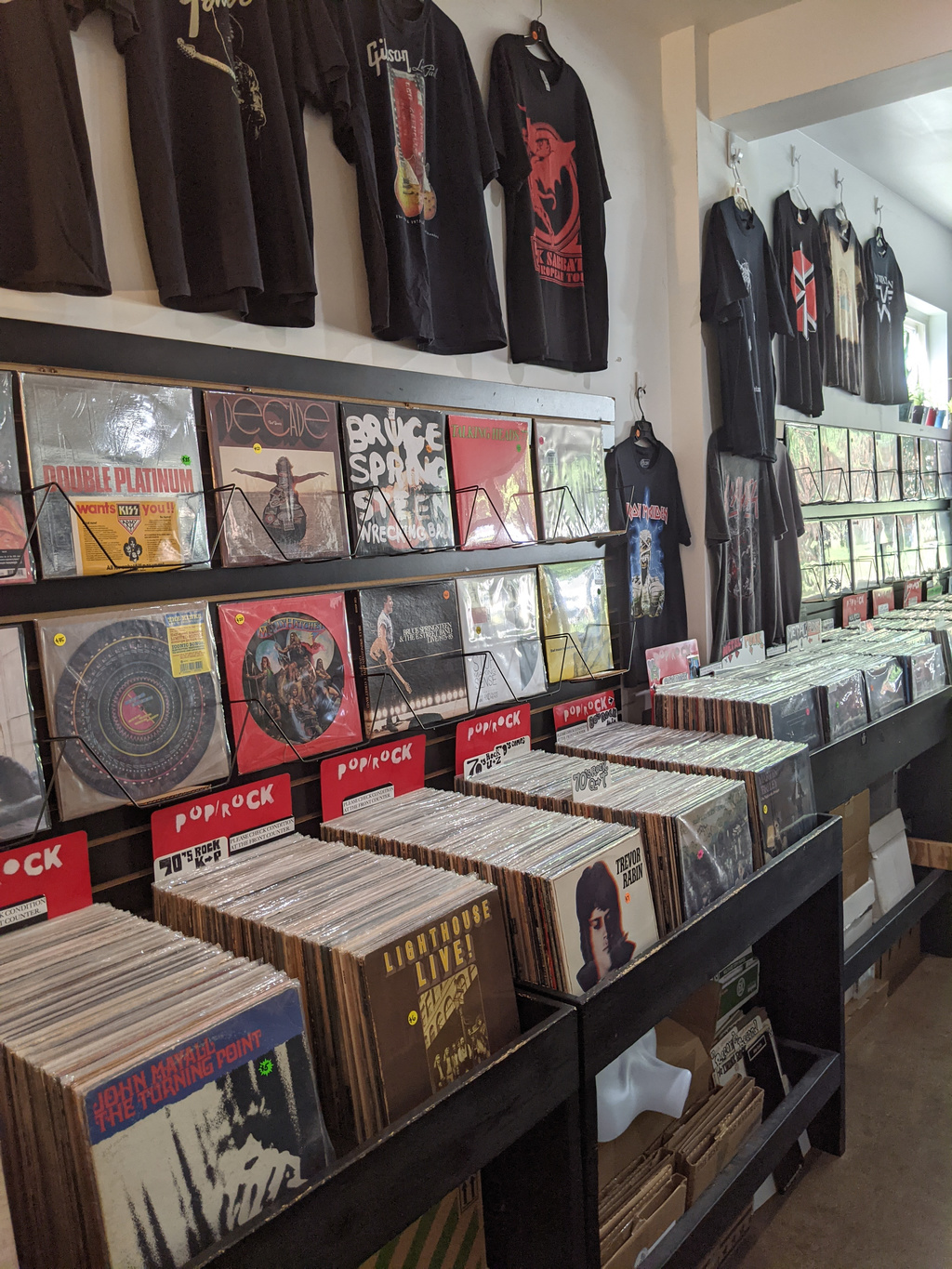 Matt Anthony's LP wall