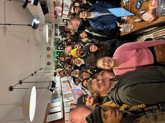 People inside Ripe Records Detroit