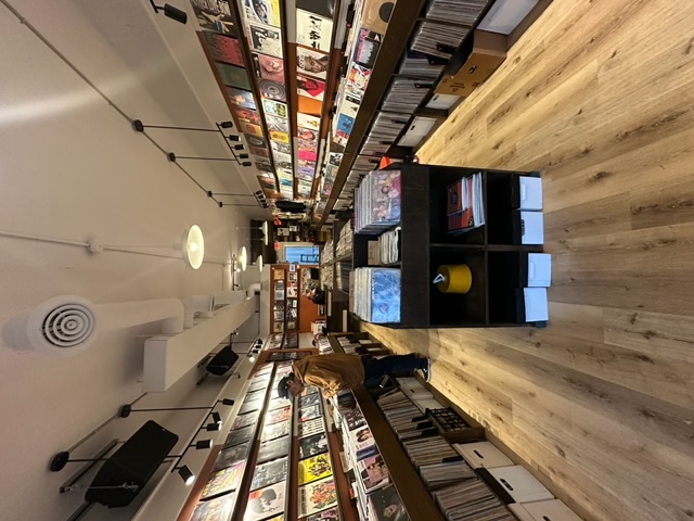 Interior of Ripe Records Detroit
