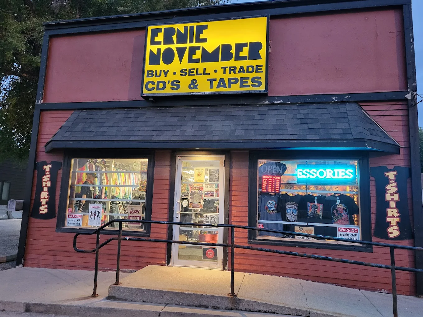 Ernie November's storefront in Rapid City.