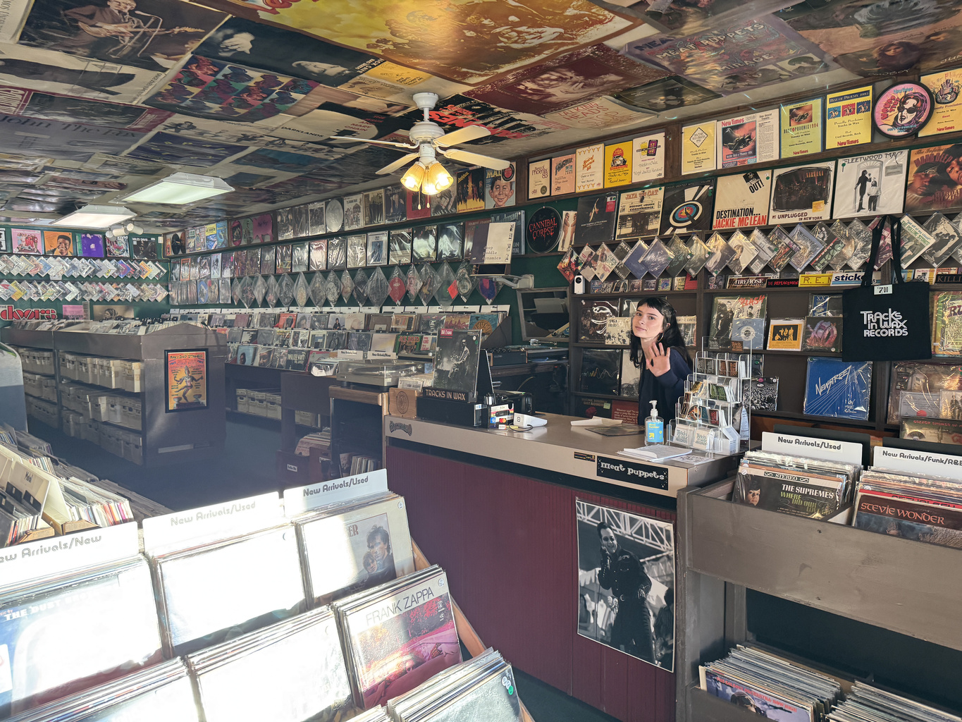 Counter at Tracks In Wax Records