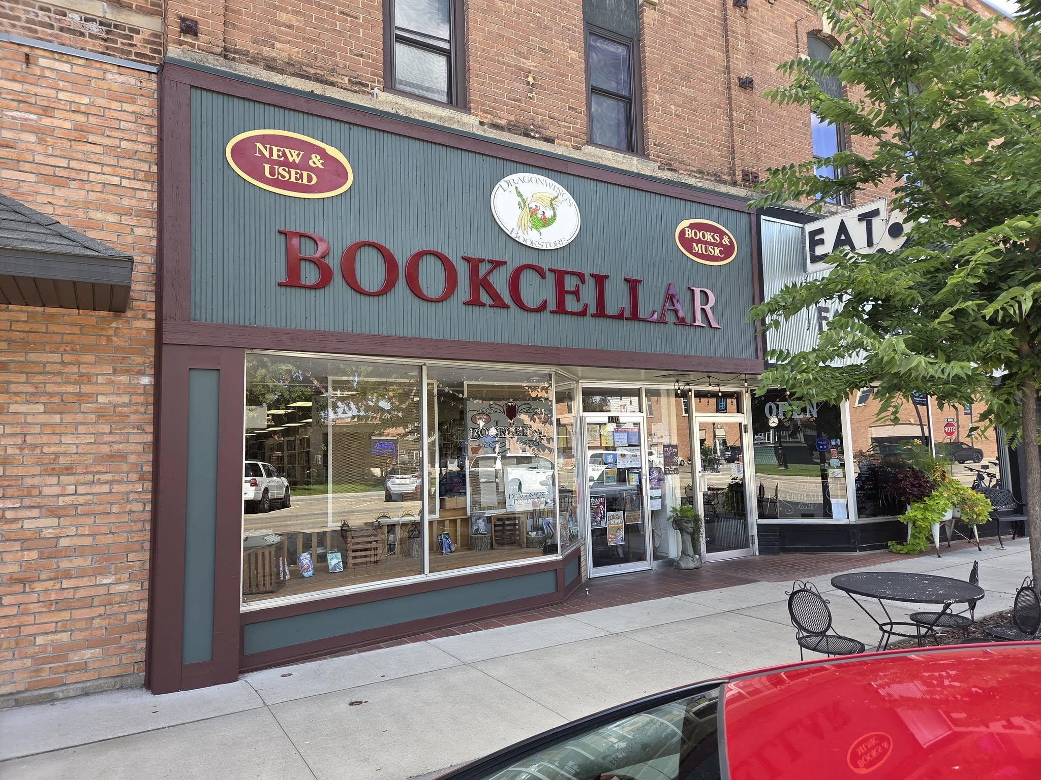 Bookcellar on Main Street in Waupaca.