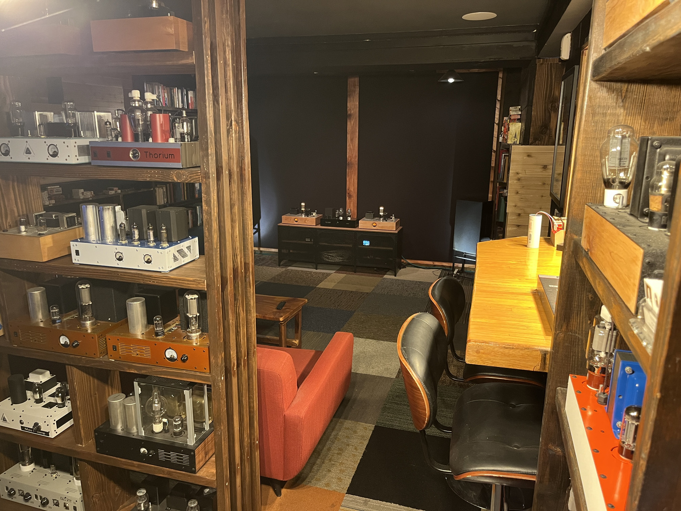 A listening room at Gig Harbor Audio.