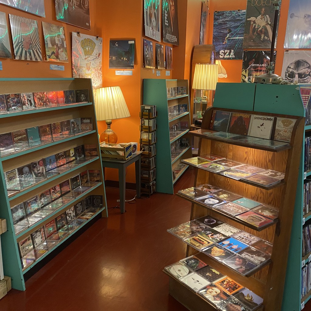 Record room at Crescent Moon