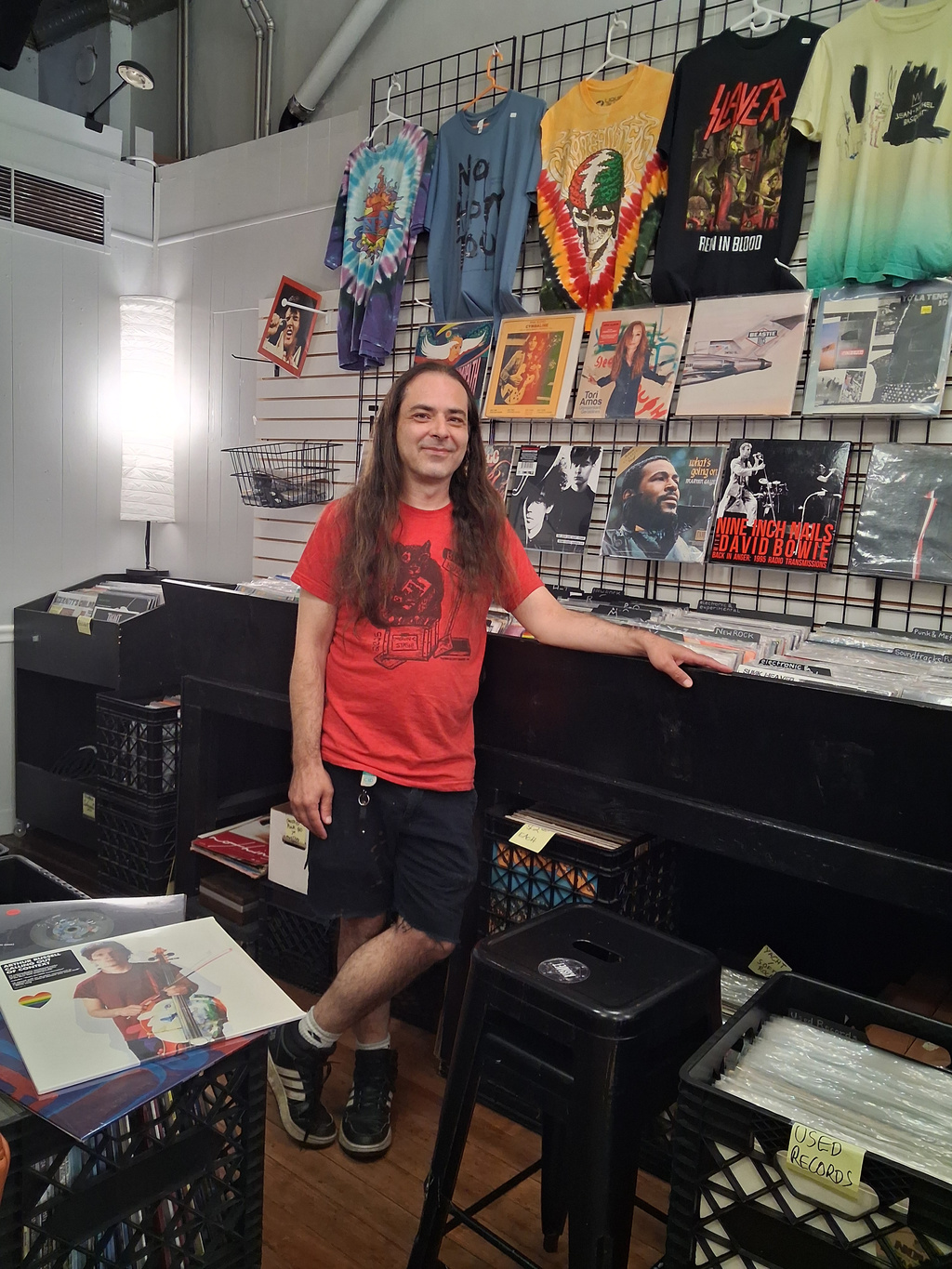 Kismet Creative Center record wall