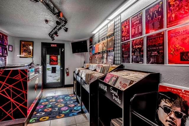 Inside Vyle Vinyl in Orlando.