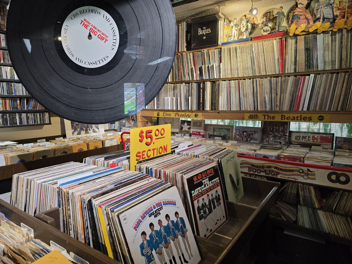 Wax Trax five dollar section