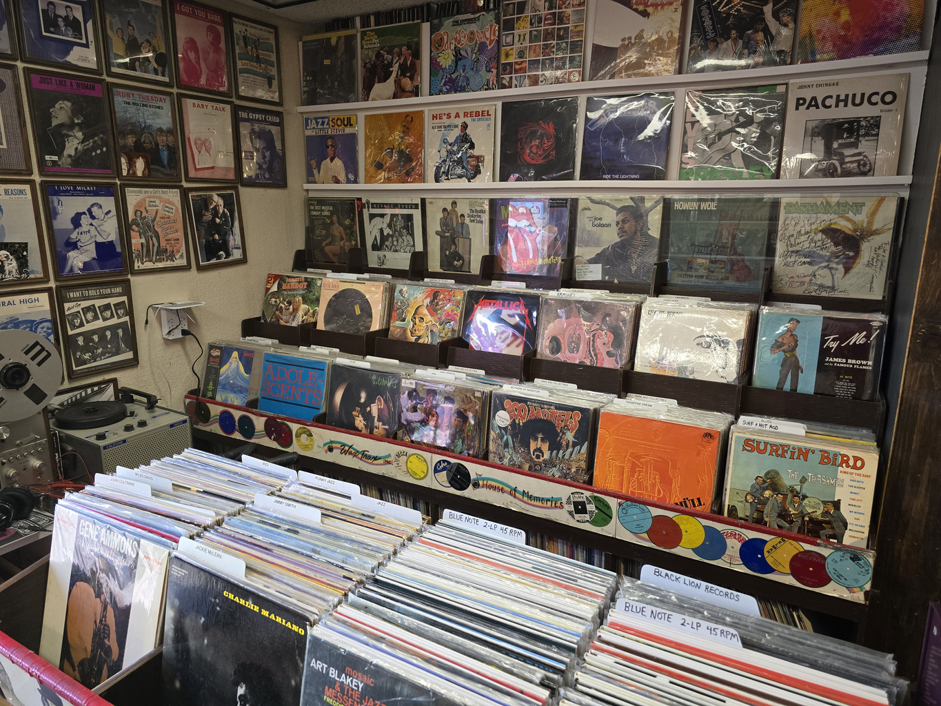 Wax Trax collectors wall