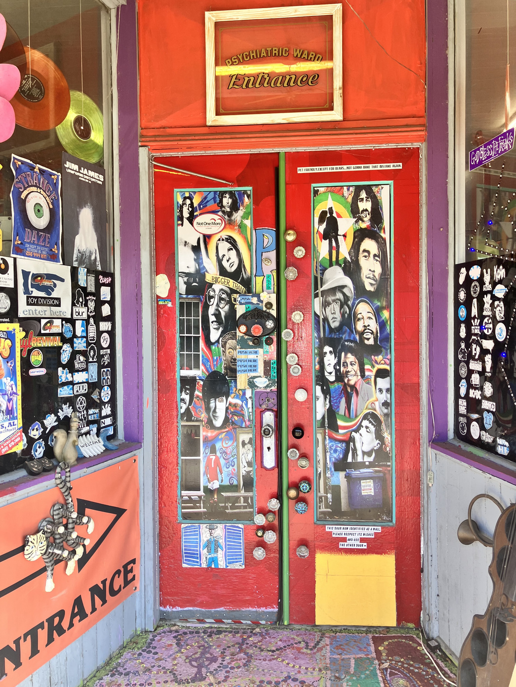 Vinyl Revival storefront in Athens