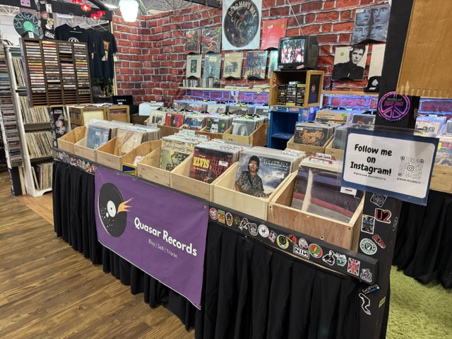 The Vinyl Resting Place booth