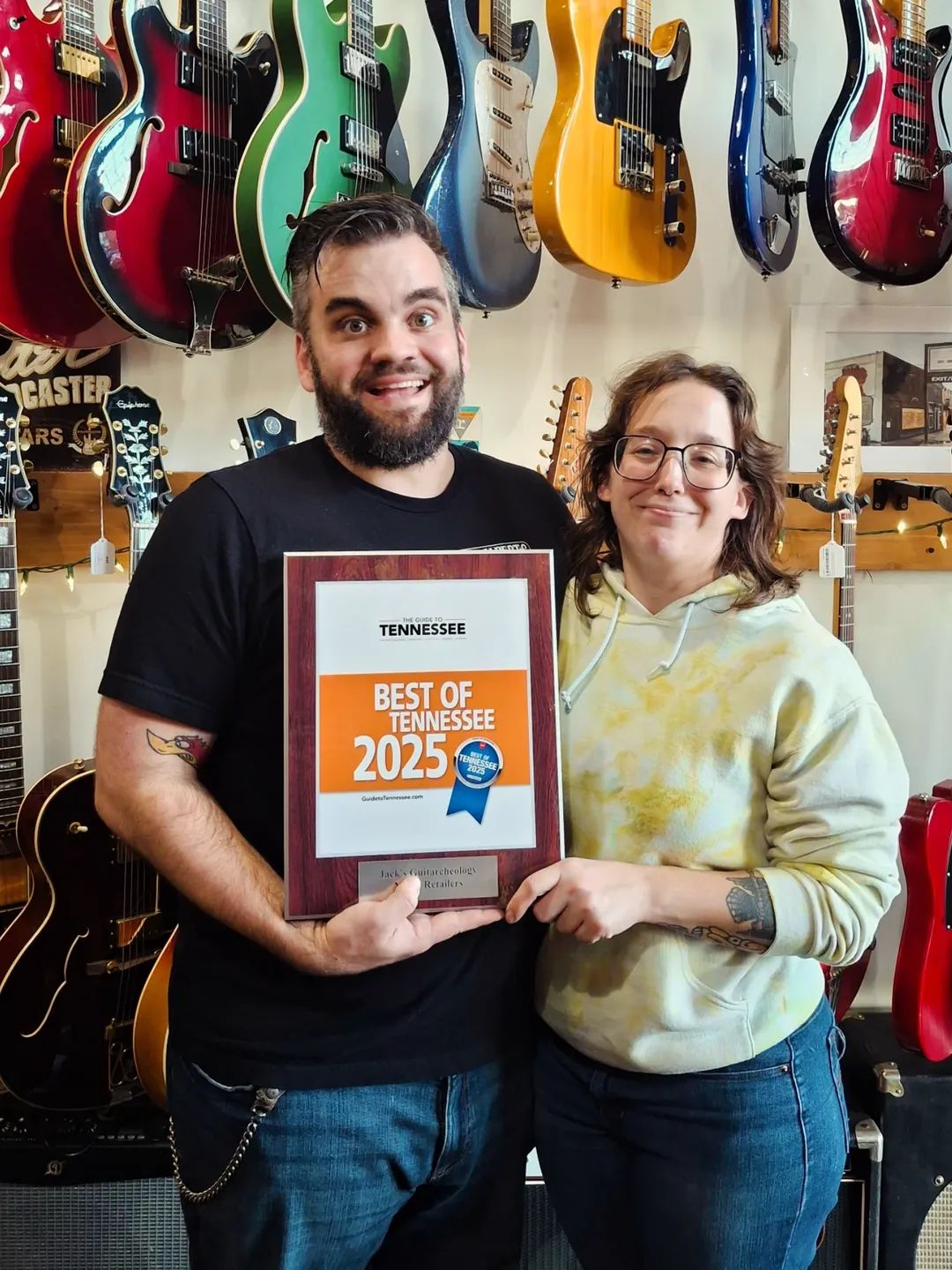 Jack's Guitarcheology local award