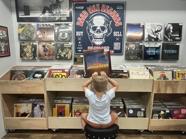 Customer at Dead Wax Records