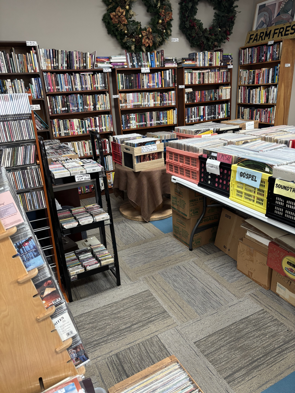 Records and books at Endless Treasures