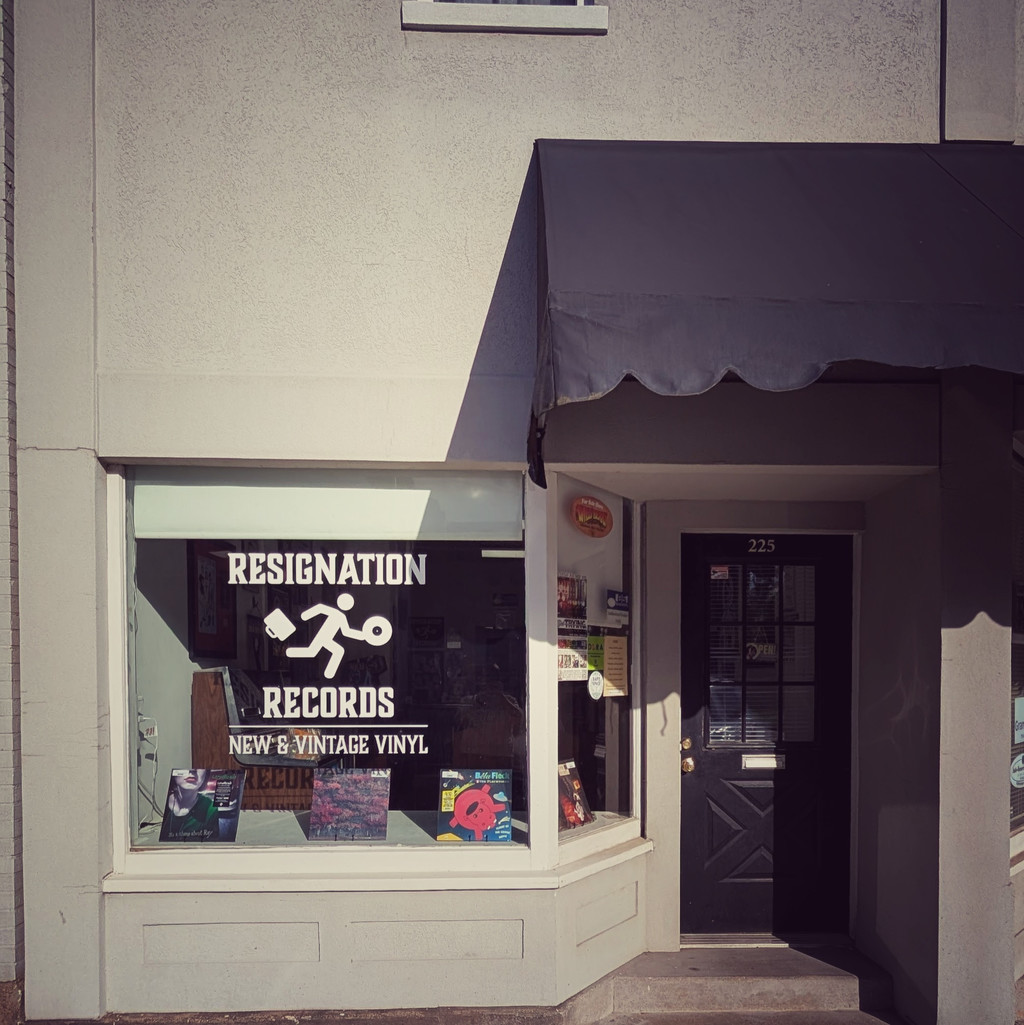 Resignation Records storefront in Troy, Ohio