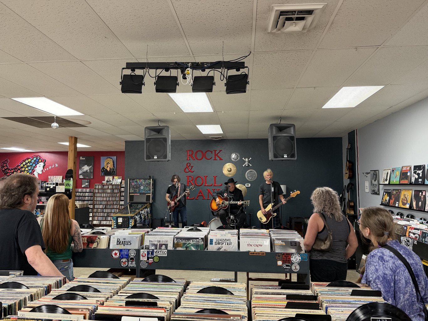 Live music setup at Rock N' Roll Land