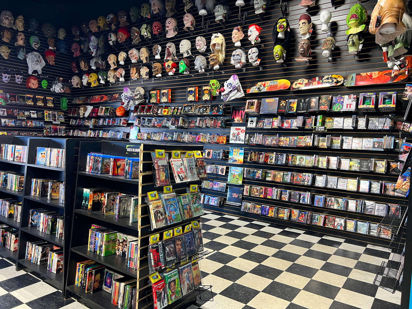 Movie and media section at Third Eye Music and Video